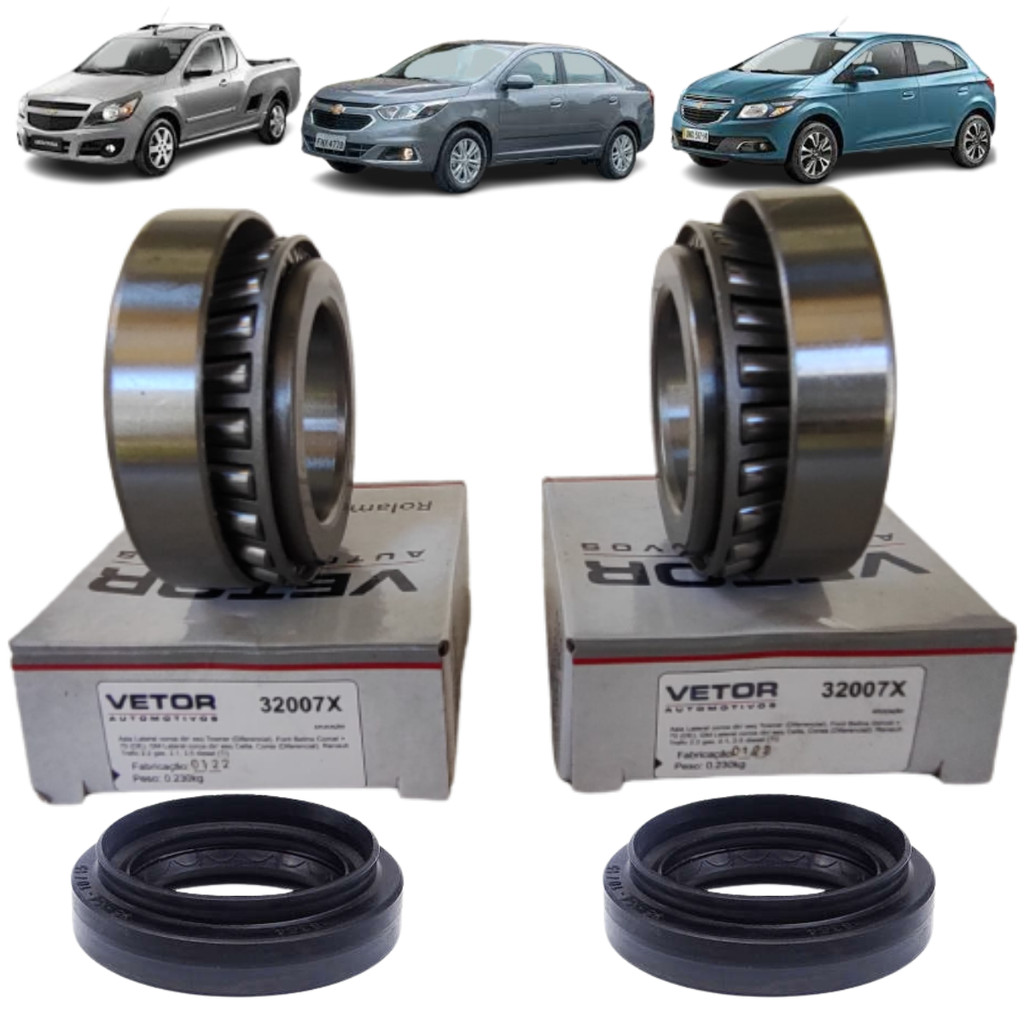Rolamento Retentor Caixa Satelite Onix Cobalt Montana Agile
