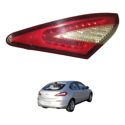Lanterna Tampa Traseira Direita Chery Cielo 2012 A 2015 Direito/passageiro Vermelho