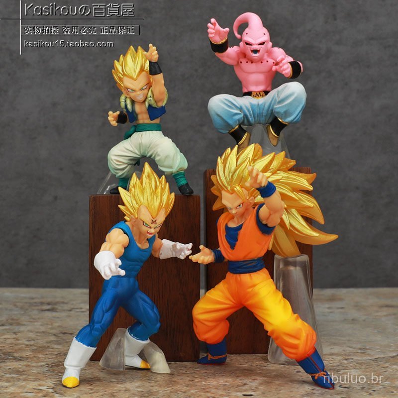 Novidade em estoque: Brinquedos em cápsula Bandai Dragon Ball Z HG Character 10 Super 3 Son Goku, Vegeta, Buu, Gotenks R