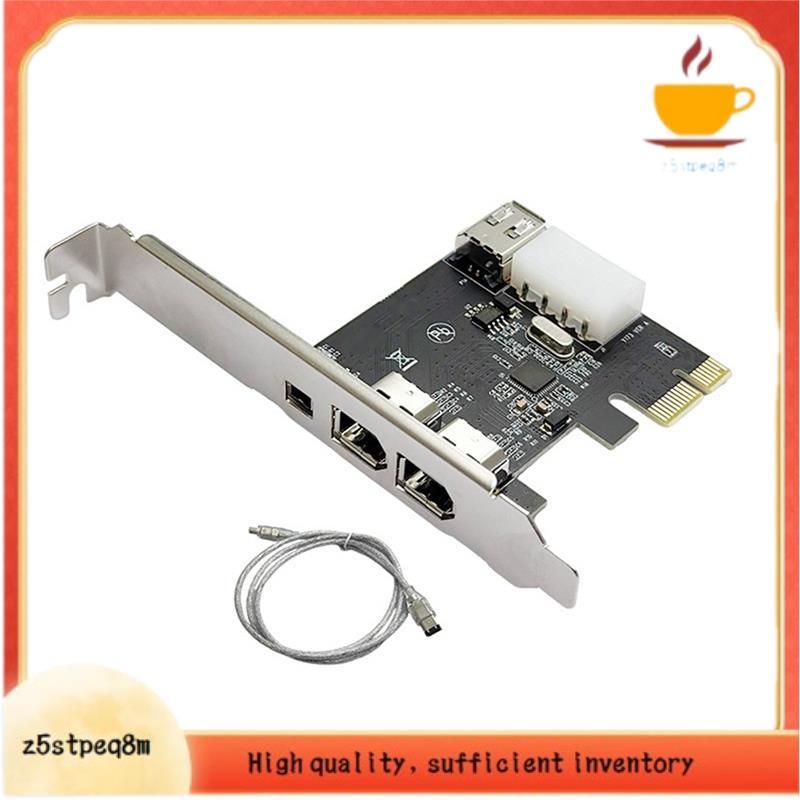 PCIe 1X A 1394a Adaptador De Placa De Expansão FireWire De 4 Portas VT6315 VIA Captura De Chip Para Filmadoras DV Placas