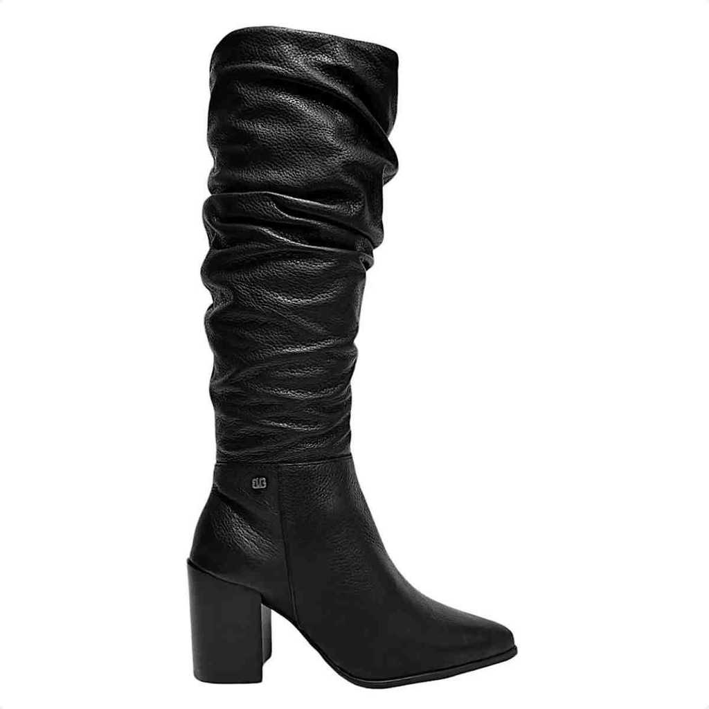Bota Feminina Cano Alto Bottero Preta