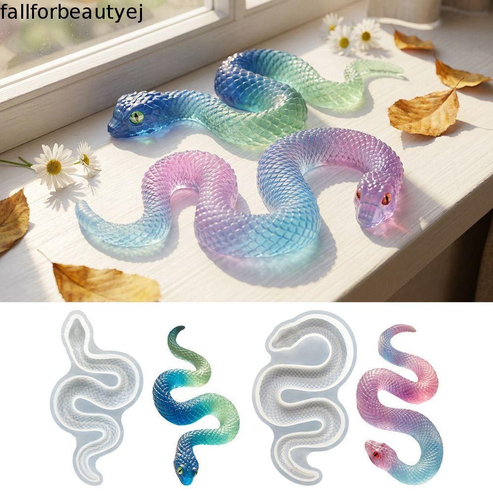 Moldes De Silicone Em Forma De Cobra FALLFORBEAUTYEJ , Molde De Cobras 3D Resistente Ao Calor