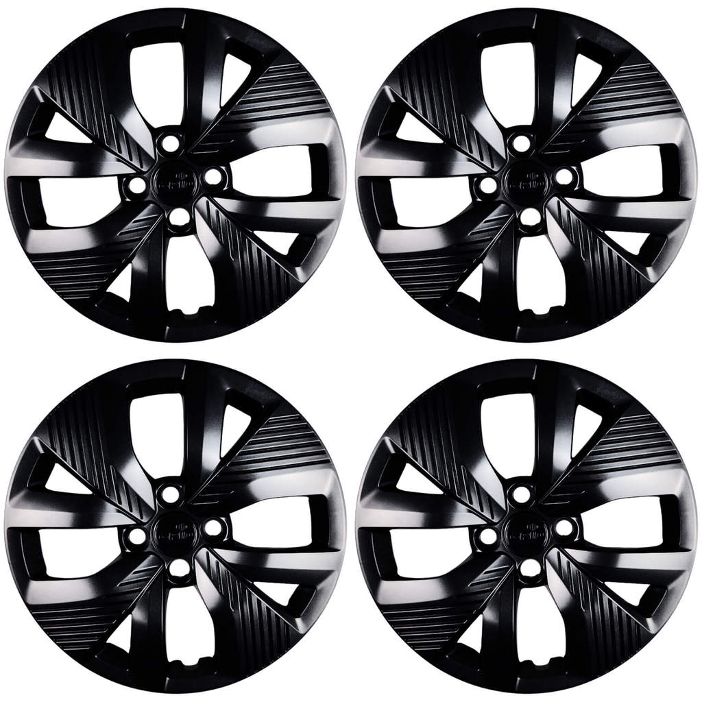 Calota Aro 15" cor Preto Brilho Mod Polo Track 21/24 (Jogo c/ 4 Calotas) Grid - 148CP-POB-E