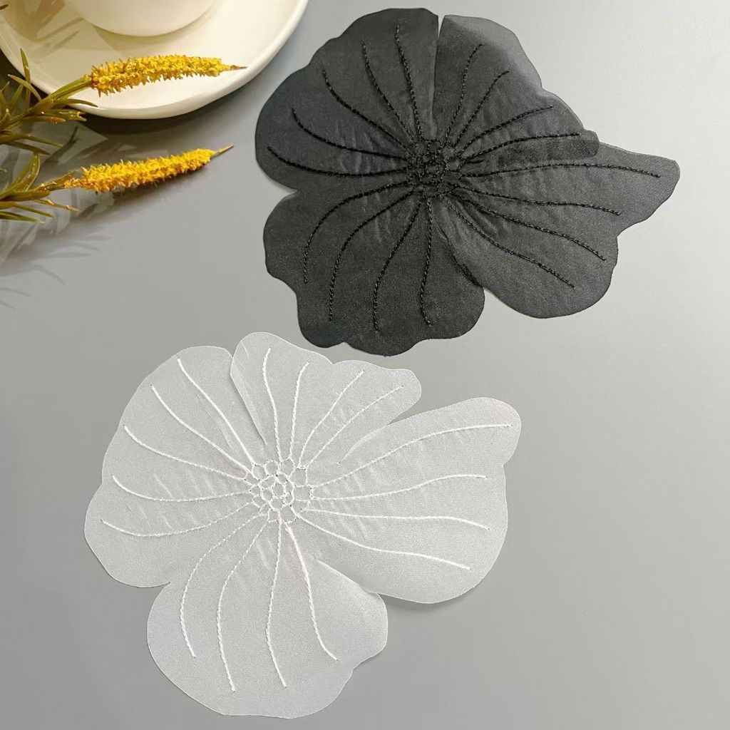 YHMSP3949 adesivo fino verão renda branca mosquiteiro saia gaze saia buraco disponível Organza bordado flor Design