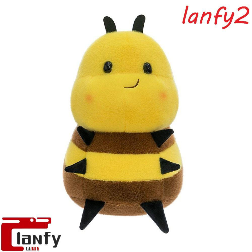 LANFY Mel Abelha Pelúcia , Animal De Com Asas PLushie , Kawaii Dos Desenhos Animados Inseto Brinquedos Recheado Boneca