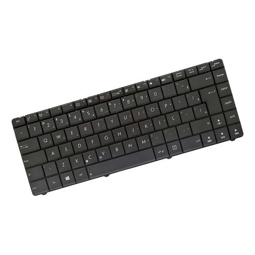 Teclado Para Asus A43e K43u K43e X43 X54u X44c X42f Abnt2 Br Preto Português Brasil