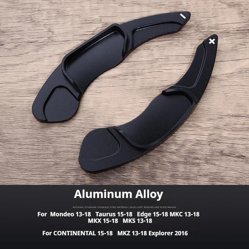 Liga De Alumínio Capa Volante Do Carro Shift Paddle Shifter Para Ford Mustang Mondeo Taurus Borda Explorar Lincoln MKC M