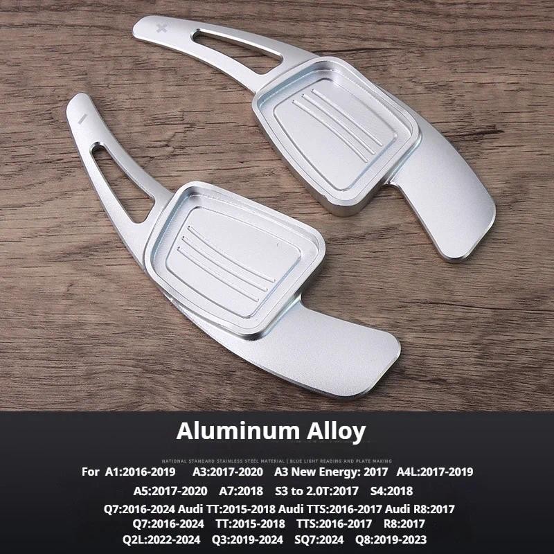 Para Audi A1 A3 A4L A5 A7 S3 S4 S5 Q2 Q5L SQ5L Q7 TTS R8 Q2L Q3 SQ7 Q8 Volante Do Carro DSG Shift Paddle Extensão