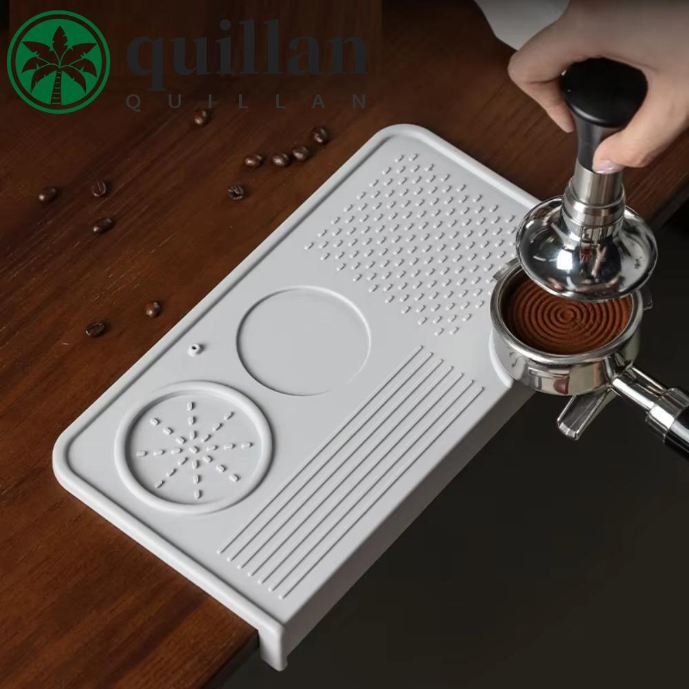 Tapete De Calcadeira De Café QUILLAN , Esteira De Compactação Expresso De Silicone Espessada , Almofada De Prensa Retang