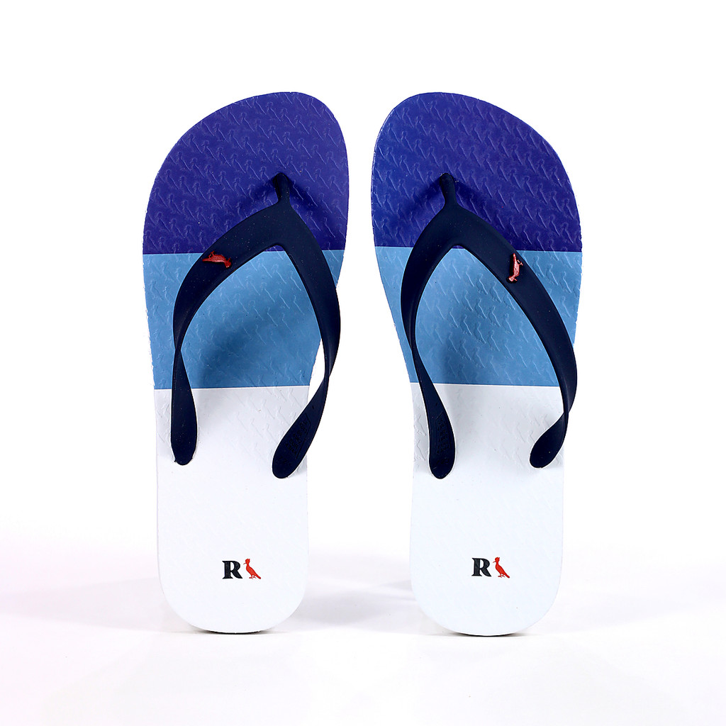 Chinelo Reserva Go Trancoso Branco e Azul - Masculino