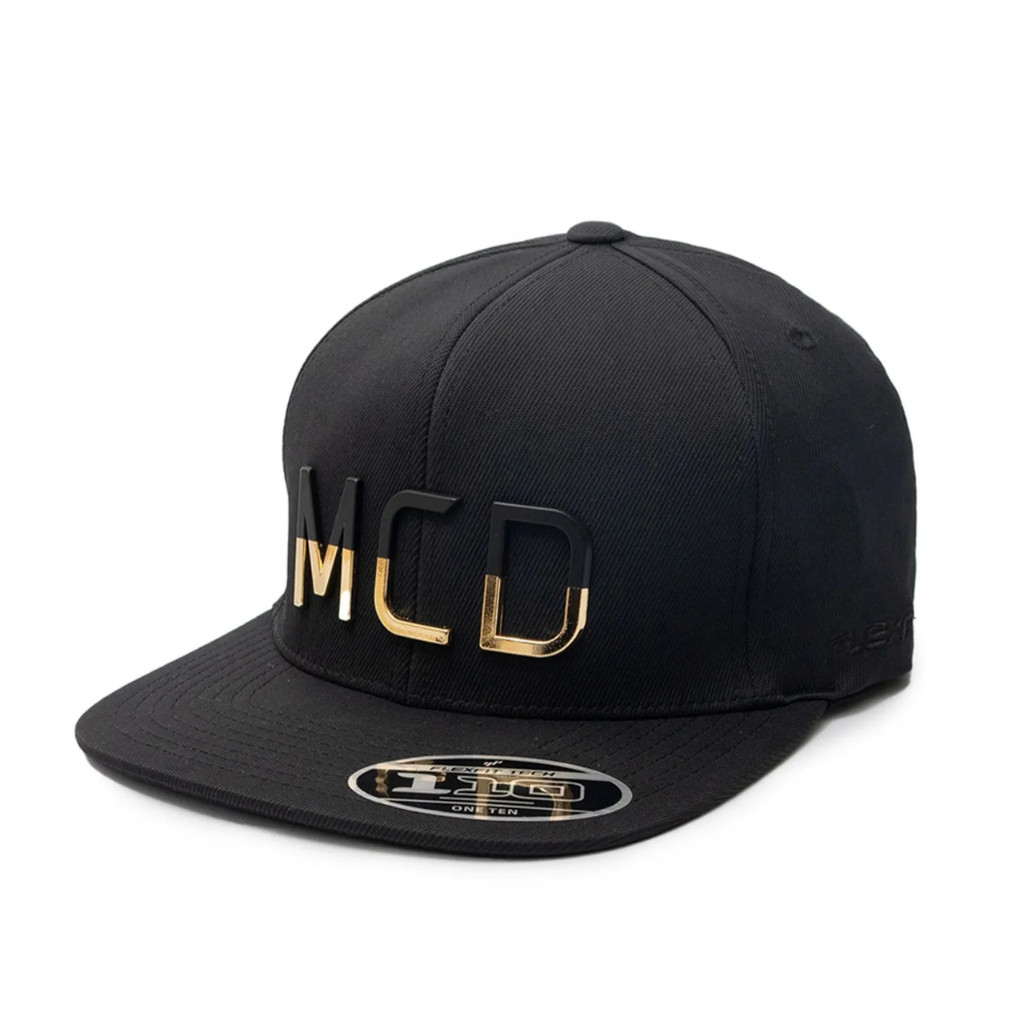 Boné Mcd Fitão Blk Gold Flexfit 1.10 Preto Original Masculino