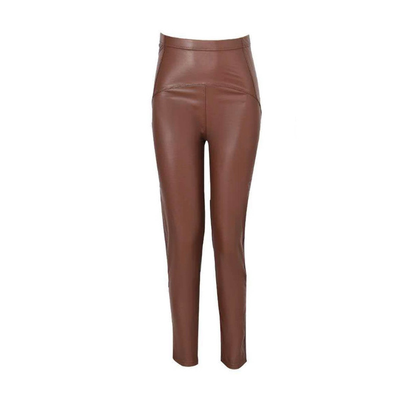 Calça  Couro Eco Legging Moldal /Com lã fina  P-09