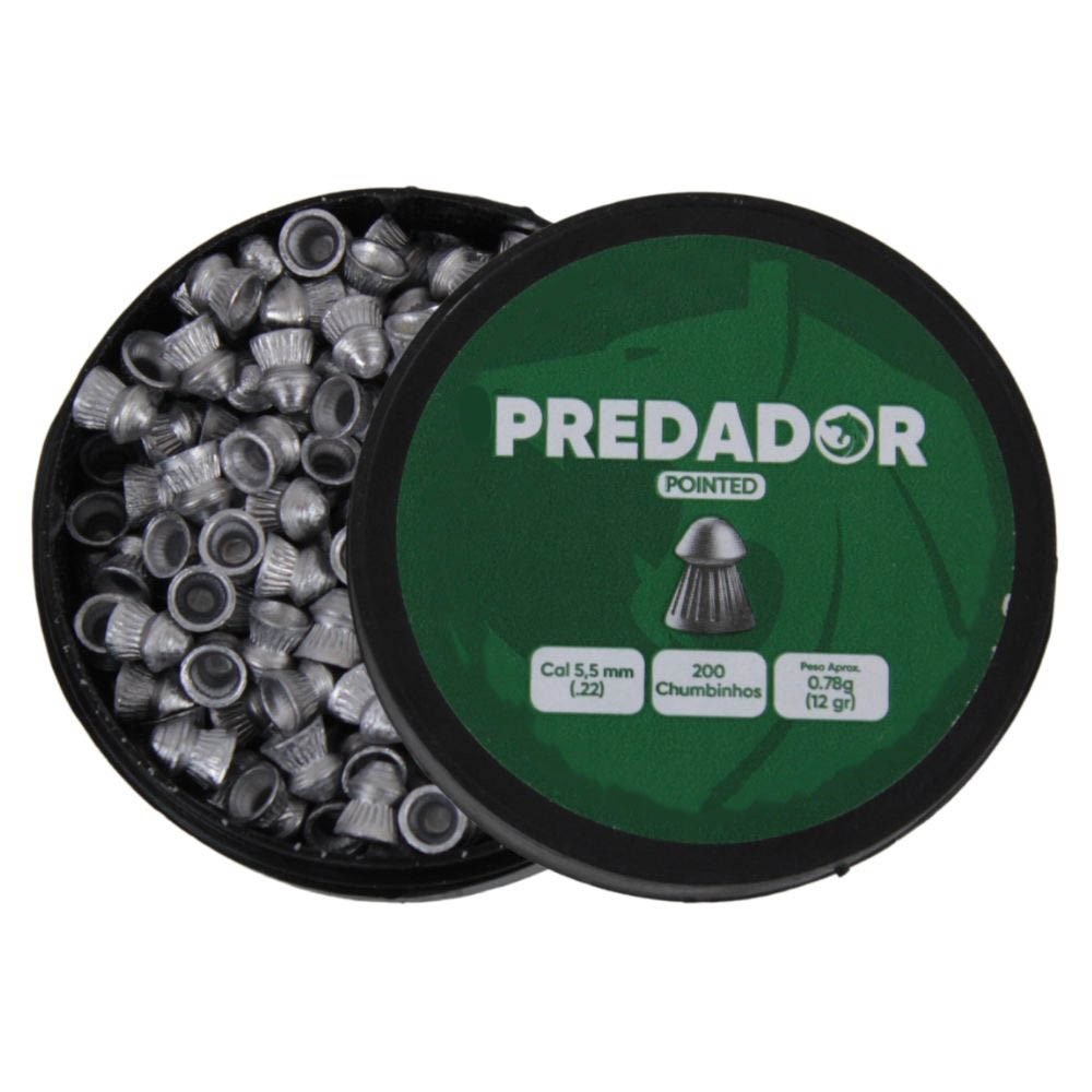 Chumbinho Predator Pointed 0.78g 5.5mm 200un.