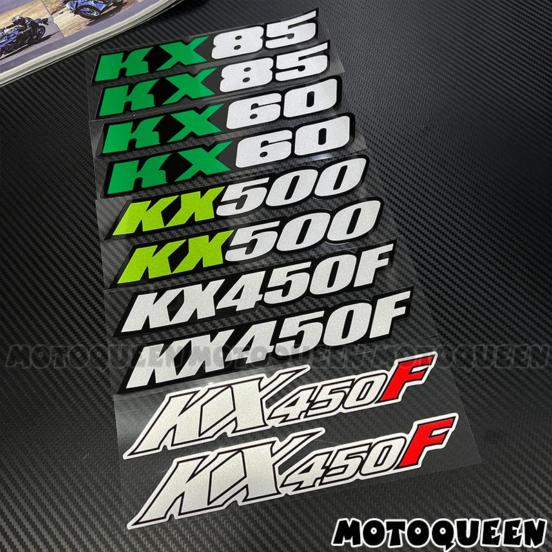 Para Kawasaki KX 450F 500 60 85 KX450F KX500 KX60 KX85 Adesivo Almofada Do Tanque De Combustível Da Motocicleta Lado Ref