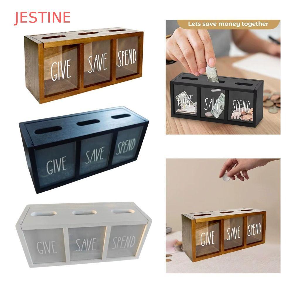 Caixa Para Economizar Dinheiro JESTINE , Cofrinho Moedas Com Design Claramente Visualizado Montagem Na Parede , Decorati