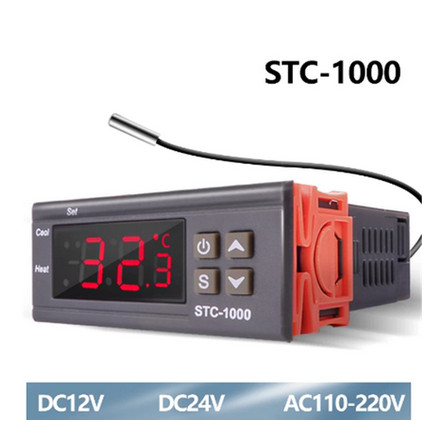 Termostato stc-1000 incubadora de aquário máquina de frutos do mar microscópio Digital eletrônico controlador de tempera