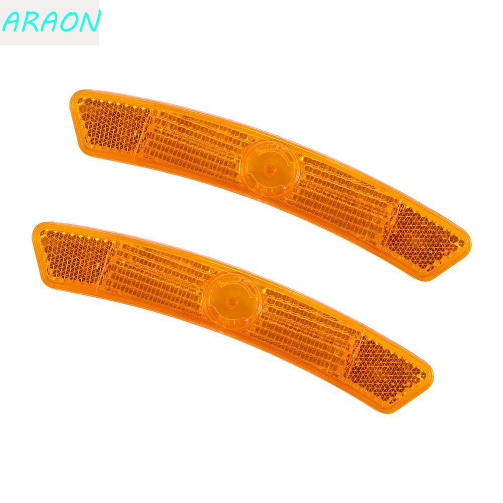 Refletor De Raio ARAON 2 Unidades De Aviso De Segurança Durável Clipe Vintage Leve Tubo De Ciclismo