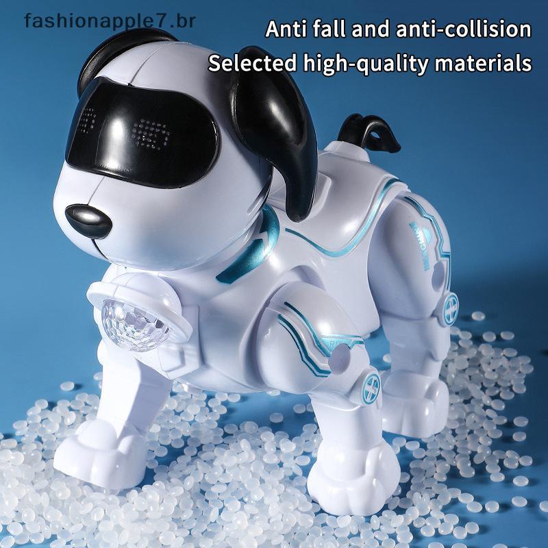 FASHI Robot Dog Eletrônico Stunt Pet Toque Interativo Programável Caminhada Inteligente