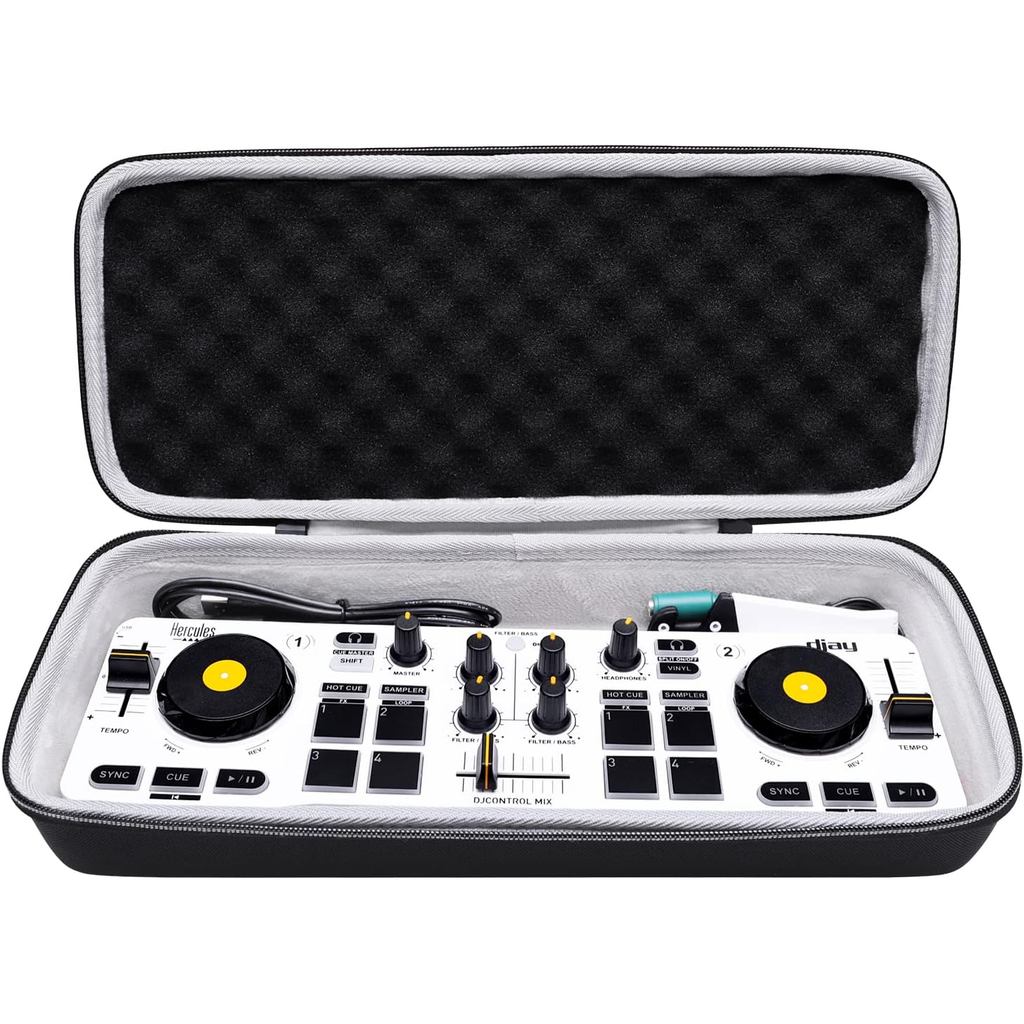 Estojo Rígido XANAD para Hercules DJ Control Mix 2/1 ou Hercules DJ DJControl Starlight Pocket USB DJ Controller - Bolsa