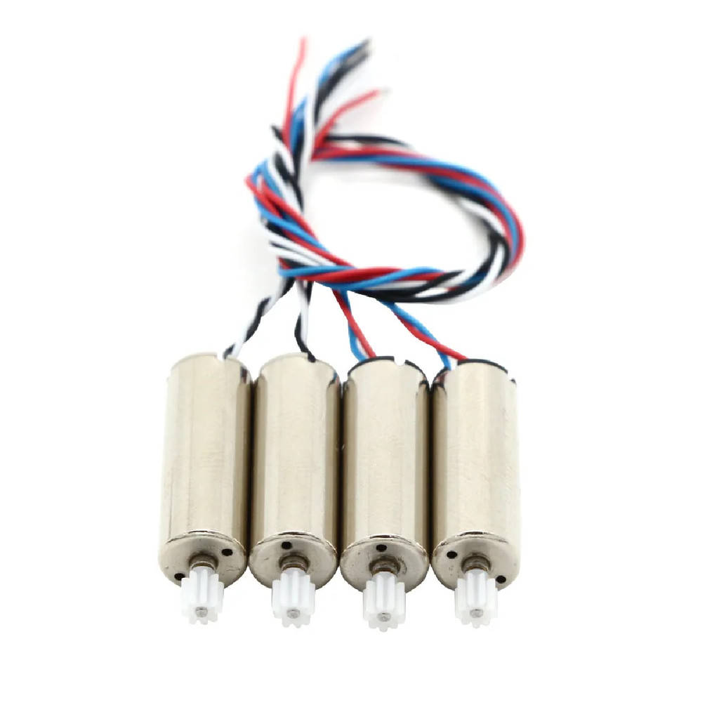 4 Motores DC Drone Syma X5c 7x20mm 9 Dentes 3.7v