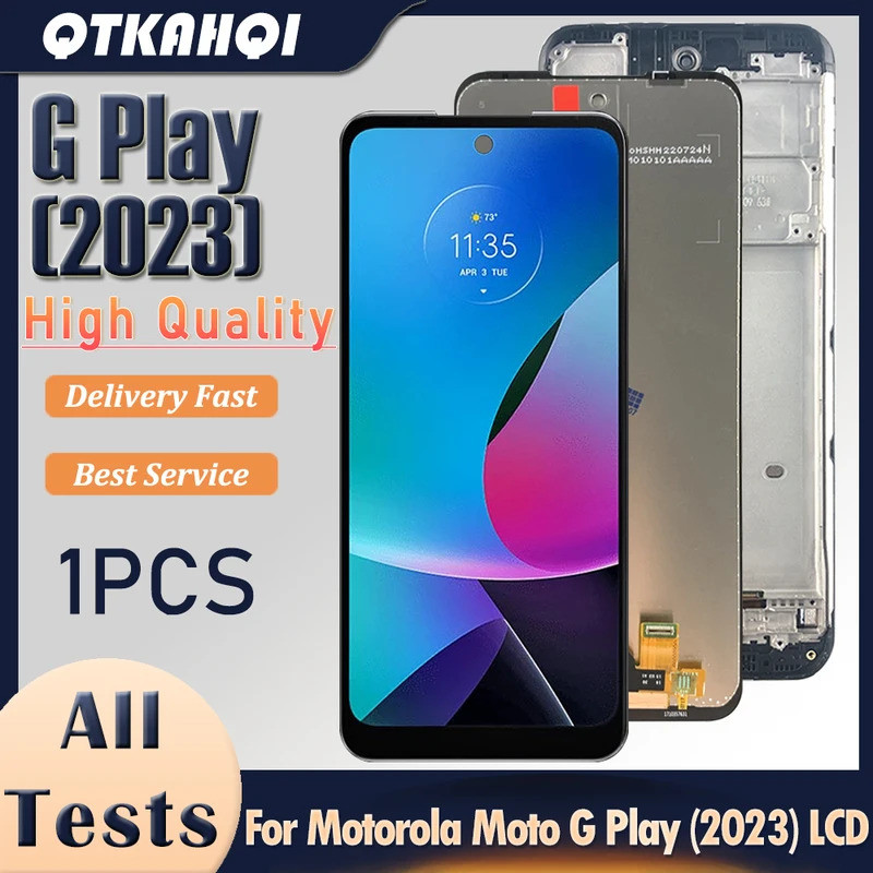 6.5 " Para Motorola Moto G Play 2023 Lcd XT2271-1 XT2271-3 Display Tela De Toque Digitador Assembléia GPlay 2023 Substit