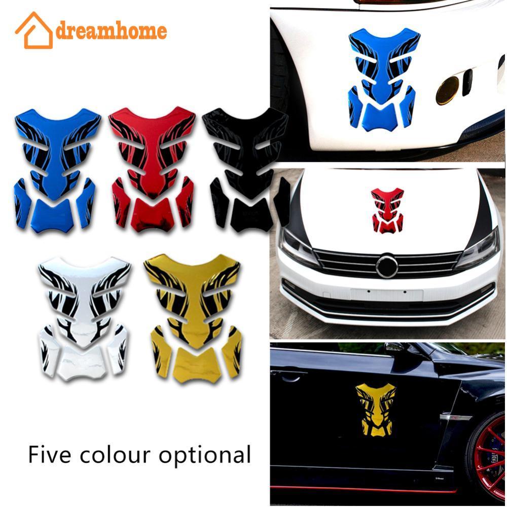 DREAMHOME 3D PVC Motocicleta Almofada Do Tanque De Óleo Combustível Macio Anti-Colisão Risco Decalque Protetor Capa Ades
