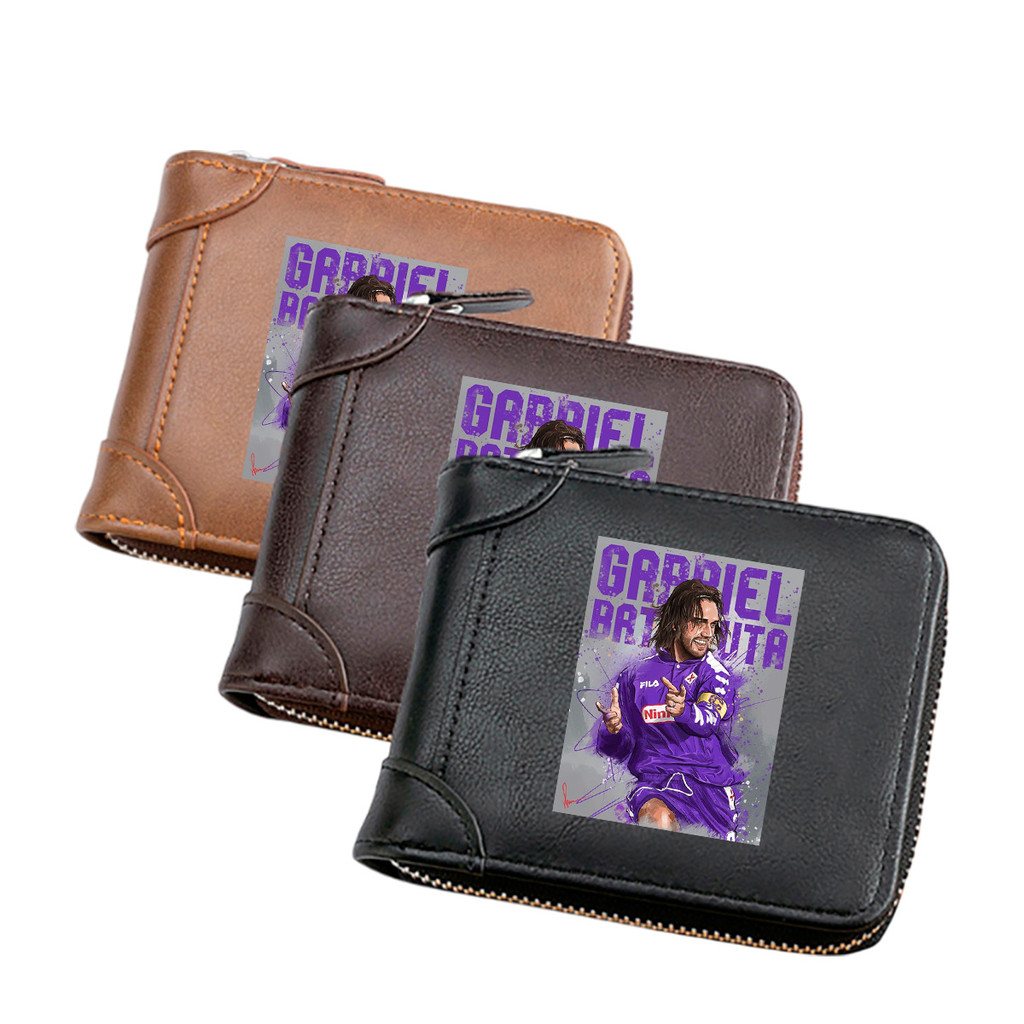 Carteira E Impressão Artística Pop Gabriel Batistuta Fiorentina
