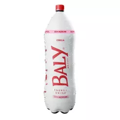 Energético Baly Cereja sem Açúcar Pet 2 Litros - Embalagem com 6 Unidades
