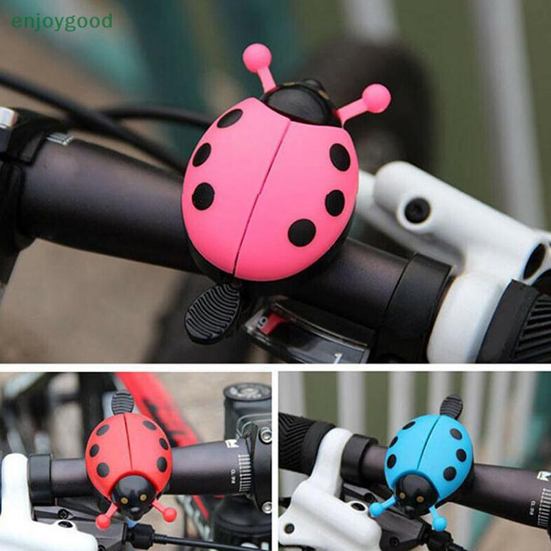 [B & H] 1 Peça Sino Joaninha De Bicicleta Desenho Animado De Ciclismo Adorável Buzina De Alarme Para Passeio Infantil (b