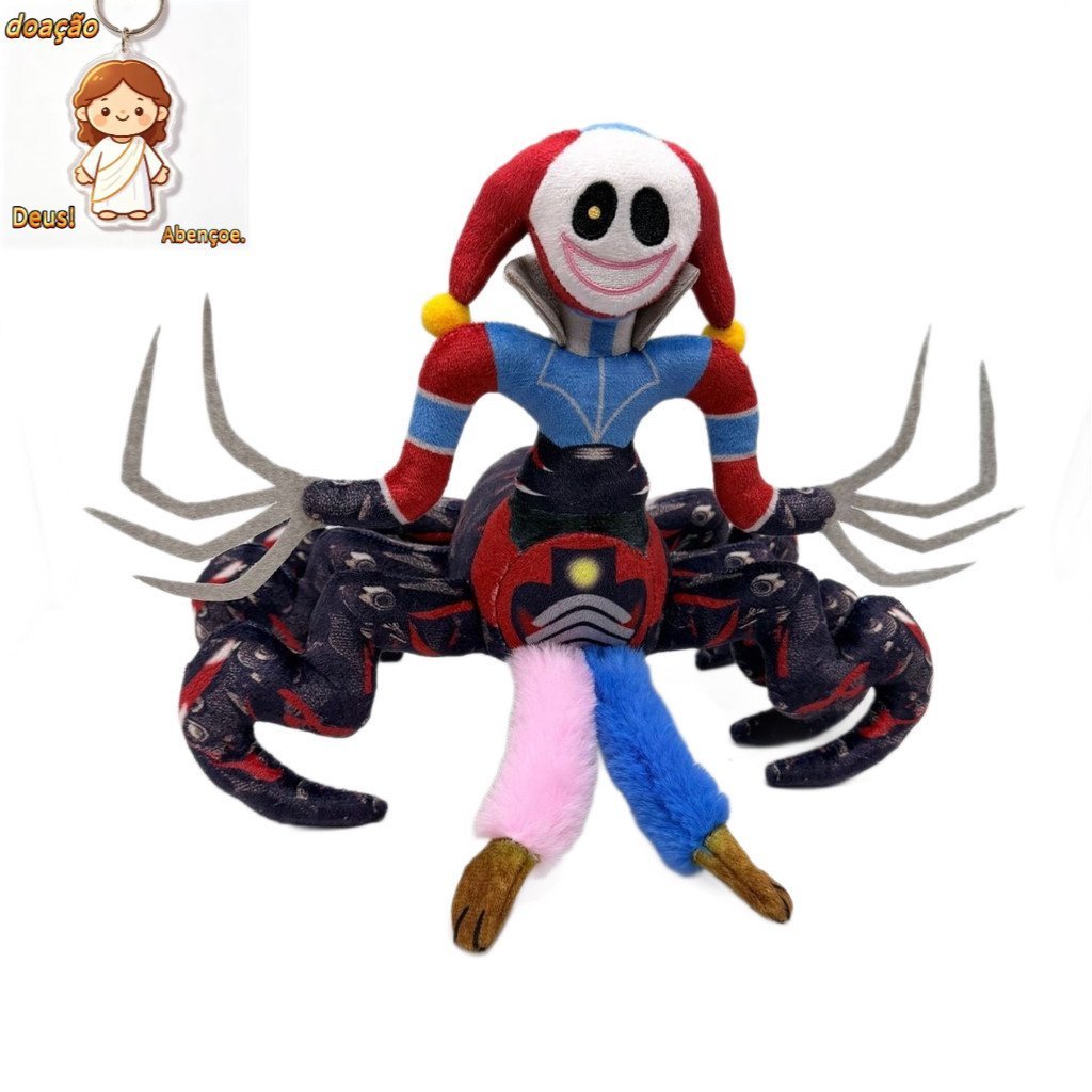 Poppy Playtime Capítulo 5: O Protótipo 1006, Brinquedo de Pelúcia do Palhaço Aranha Chum Chompkins, Boneco Colecionável（