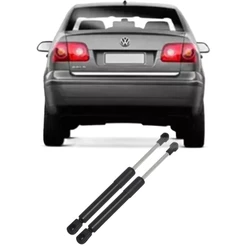 Par Amortecedor Porta Malas Polo Sedan 2002 a 2015 Mola Gás 25,5cm (Kit 2 Peças)