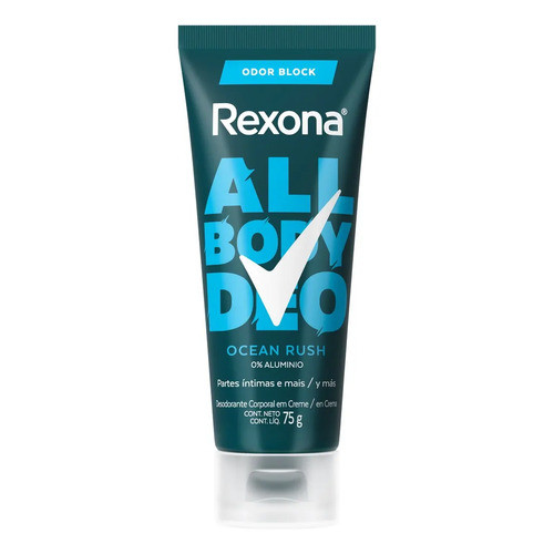 Rexona All Body Desodorante Corporal Em Creme Ocean Rush 75g Ocean Rush
