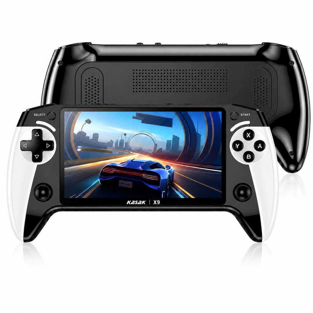 Videogame Portátil 5.5" Suporte 10 Emuladores +10K Jogos Retro, 128GB Memoria Expansível Kids Gift