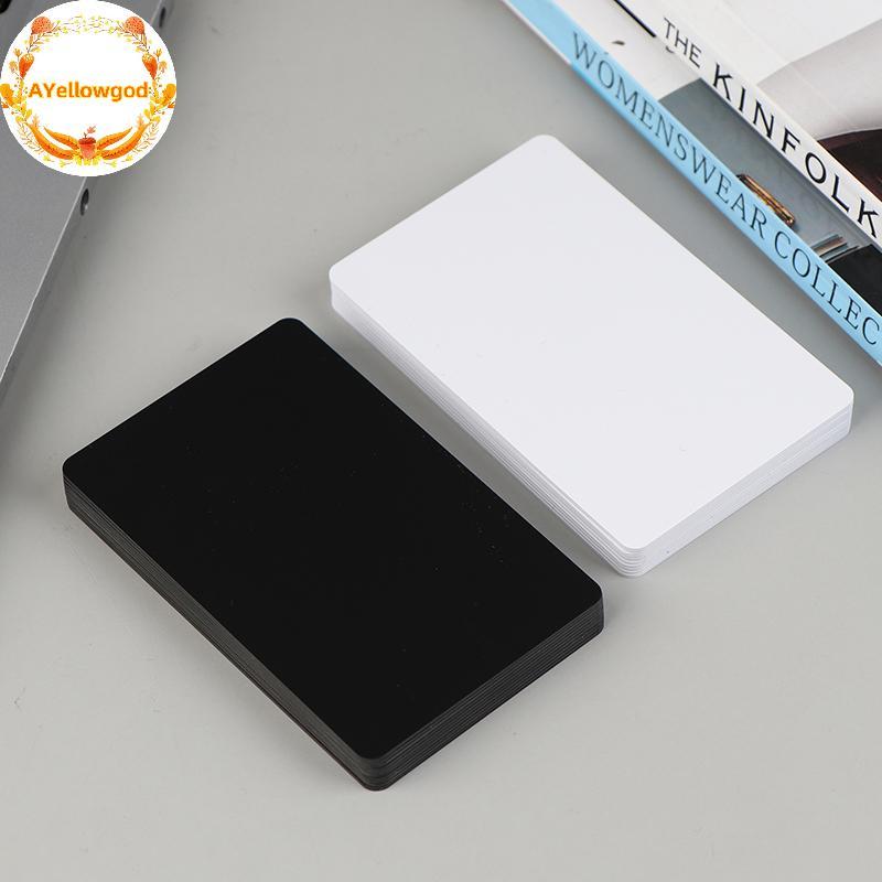 AYellowgod 5/10Pcs NFC215 Bla Cartões Brancos Regraváveis NFC NT-AG215 De PVC Em Branco Fácil Conveniente Cartão De Visi