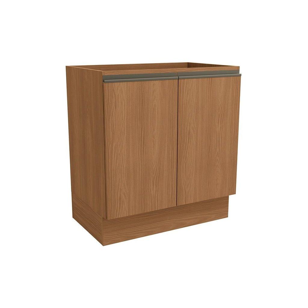 Balcão de Cozinha Maxxi G744 c/ 2 Portas s/ Tampo 80cm Canela - Kappesberg