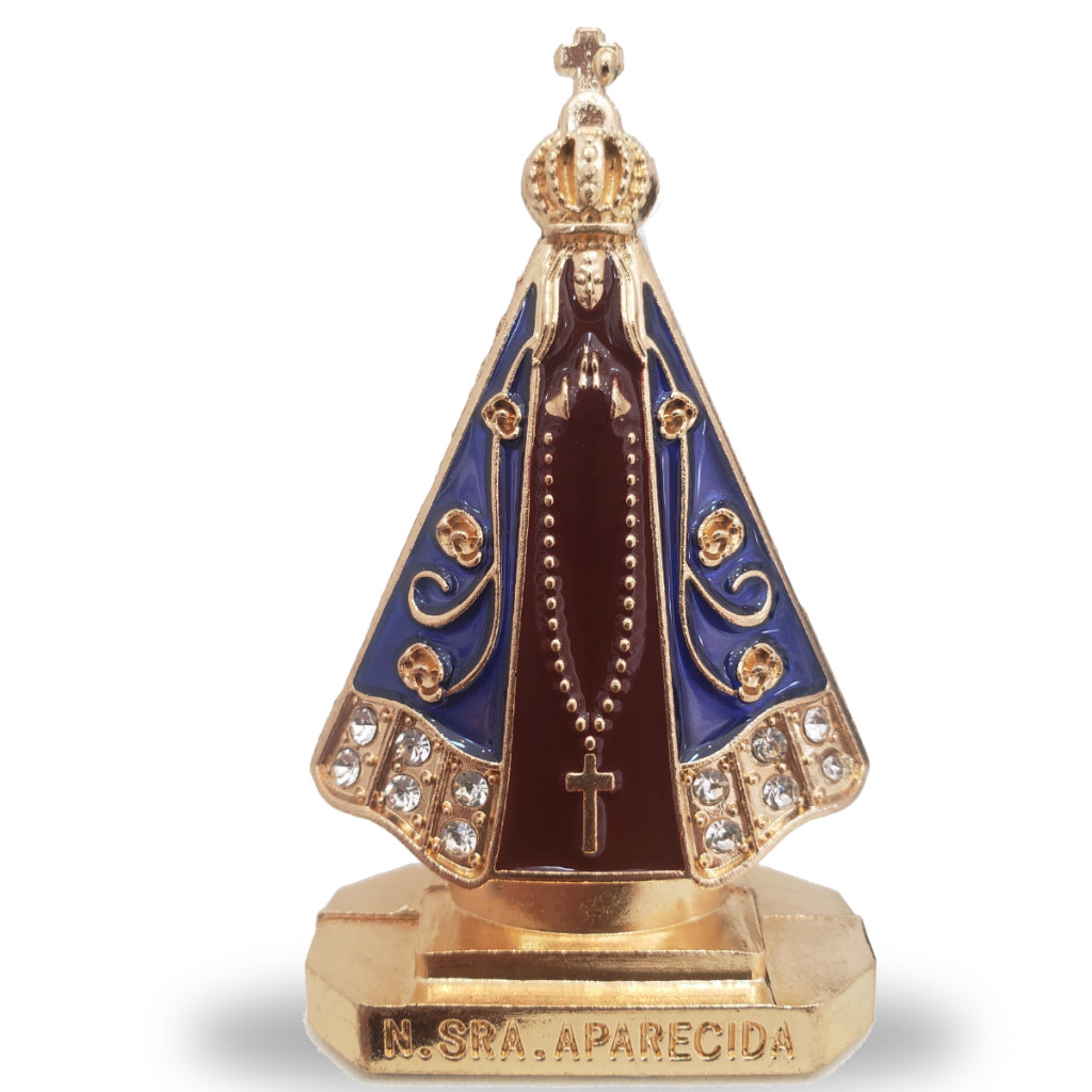 Santinho Painel Carro Caminhão Nossa Senhora de aparecida imagem 7,5cm Presente