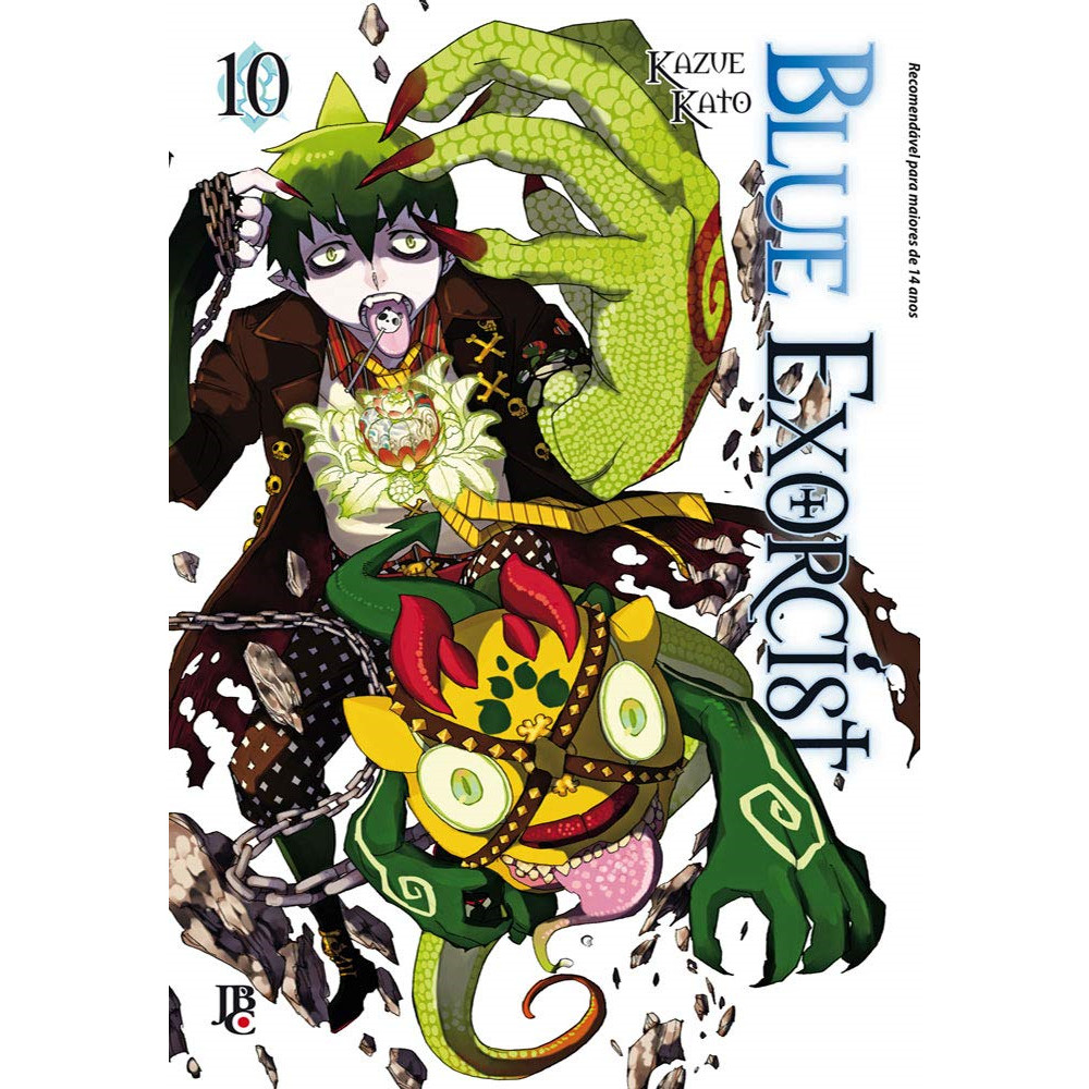 Capa do livro Mangá - Blue Exorcist Vol. 10 - por Kazue Katô - Editora JBC