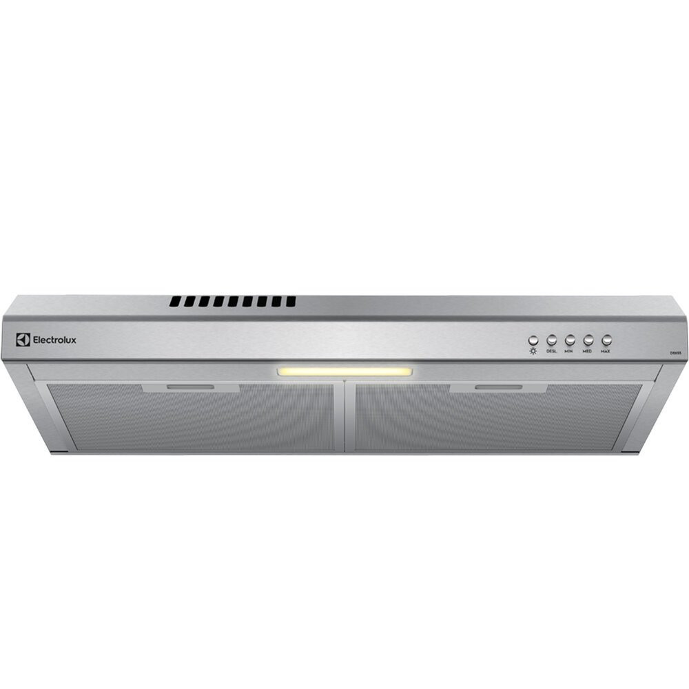 Depurador de Ar 60 cm Luz LED e Filtragem Dupla Inox DE6SS Electrolux