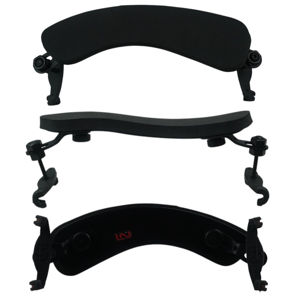 Espaleira Lunnon Violino Stander 4/4 e 3/4 Preta Suporte e Apoio de Ombro