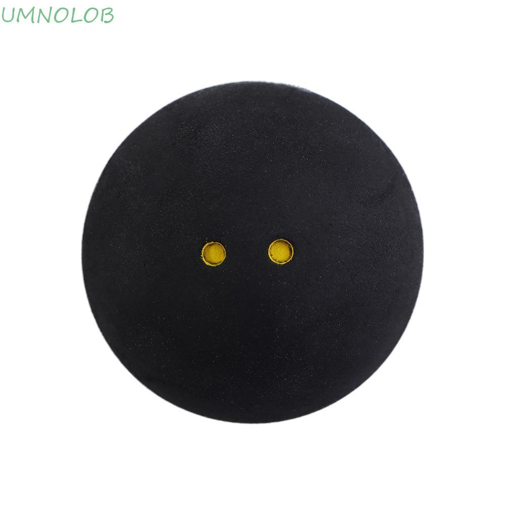UMNOLOB Bola De Squash Dupla Ferramenta De Treinamento De Pontos Amarelos Raquetes Profissionais Baixa Velocidade