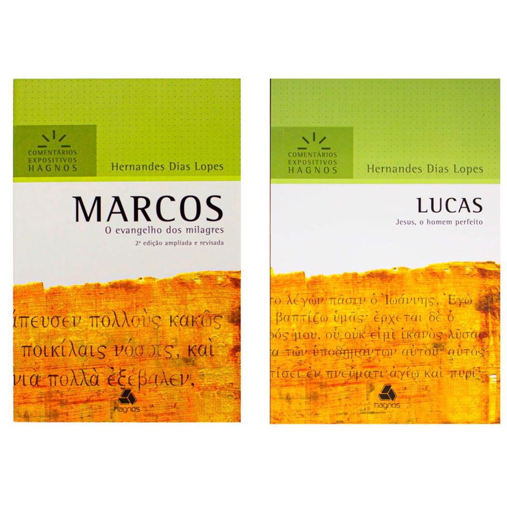 Kit 2 Livros Comentários Expositivos Lucas e João