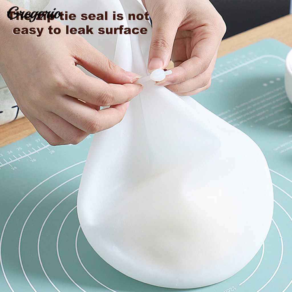Easy-clean Silicone Dough Press Temperature-resistant Kneading Tool Bag Flexible Mixer for Pasta Pizza Bread Easy Mess-f