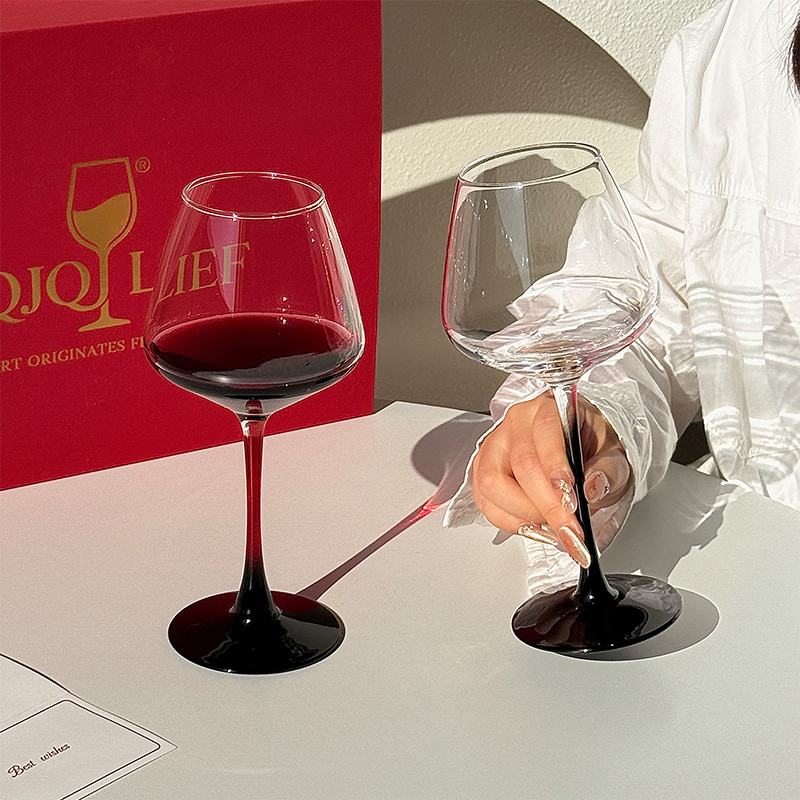 Primeiro rolo de luz luxo copo de vinho tinto doméstico High-End caixa de presente conjunto taça copo de vinho borgonha