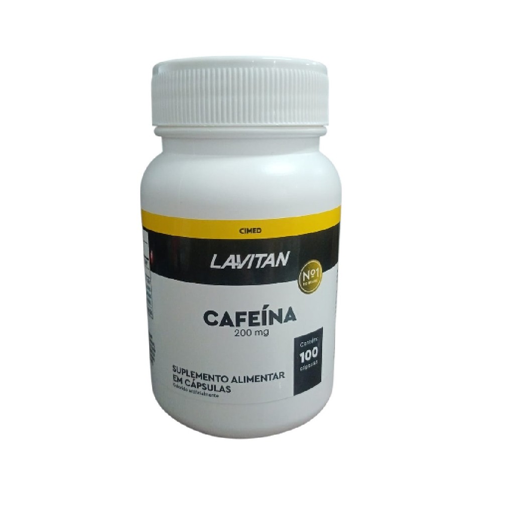 Cimed Lavitan Suplemento Cafeina 200mg 100 Cápsulas