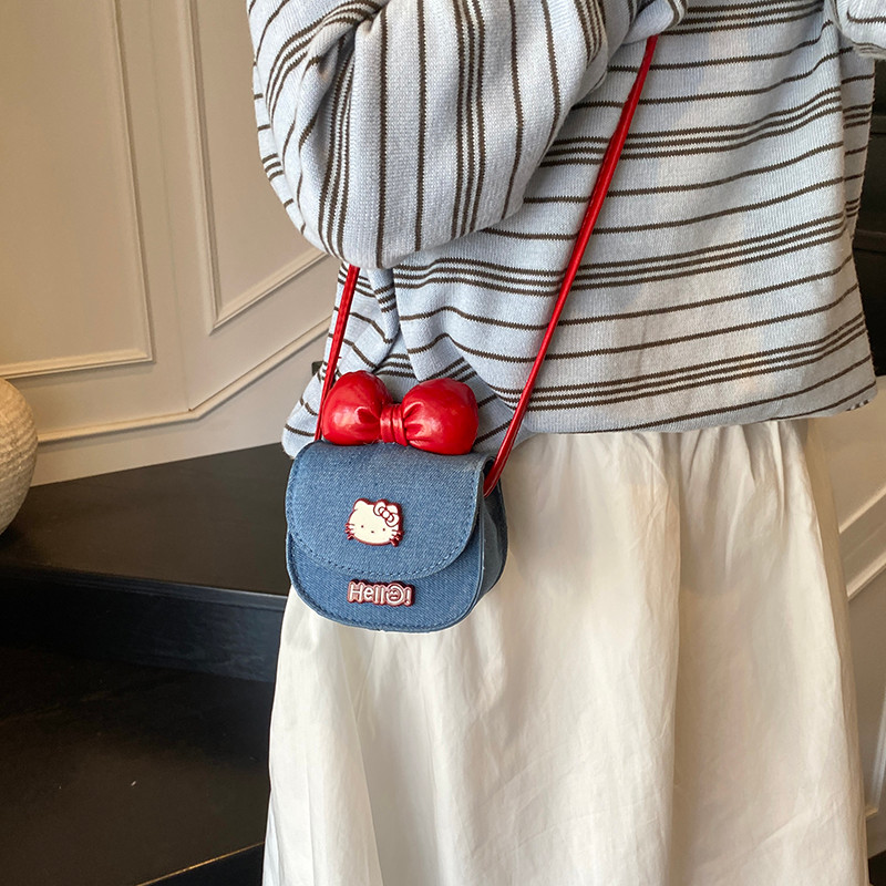 Pequena bolsa de bebê moda arco princesa menina mudança bolsa de ombro requintado Mini menina saco do mensageiro moda