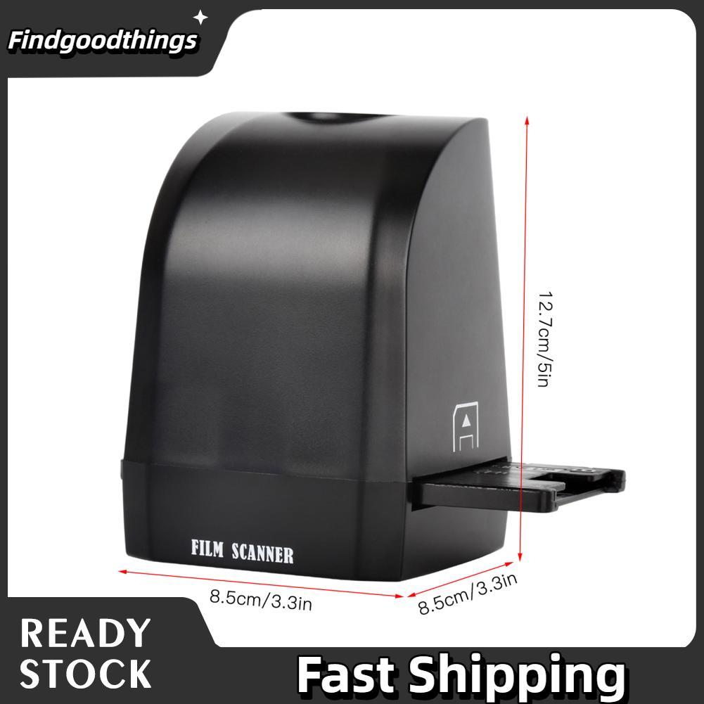 Findgoodthings-br Findgoodthings-br Film Scanner Visualizador de slides de fotos de 8MP para slides antigos em formato