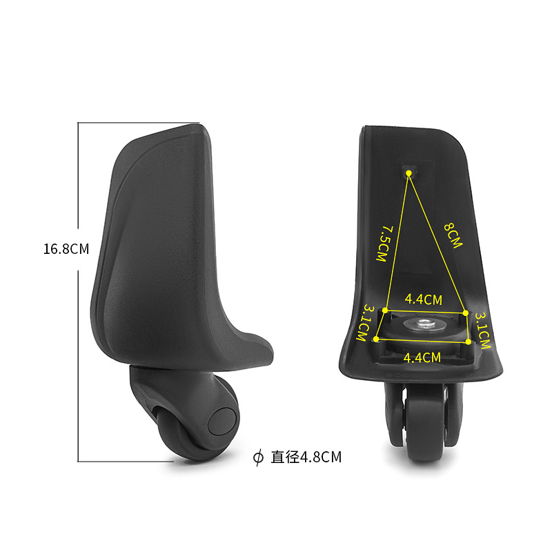 BW006 rolo de bagagem de viagem americano, substituição de carrinho, acessórios, caixa de senha de roda Universal, carre
