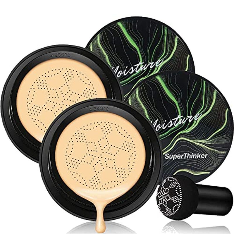 Almofada De Ar CC Cream Foundation Maquiagem , BB Makeup , Creme Corretor De Cor , De Cobertura De Tatuagem , Base Natur