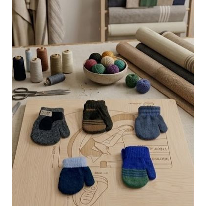 Pares Luva Infantil Mitten Bebê De Lã Inverno Quentinha