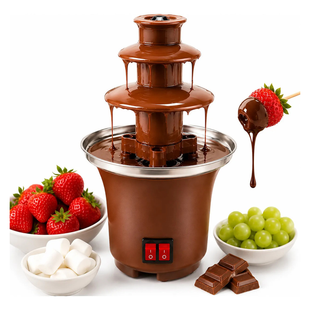 Mini Cascata De Chocolate Fonte Fondue Elétrica 127v  220v